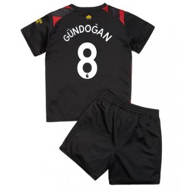 Baby Fußballbekleidung Manchester City Ilkay Gundogan #8 Auswärtstrikot 2022-23 Kurzarm (+ kurze hosen)